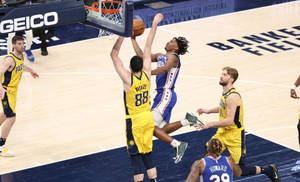 Philadelphia 76ers Versus Indiana Pacers Wallpaper