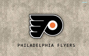 Philadelphia Flyers In Vintage White Wallpaper