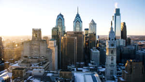 Philadelphia Skyline City Buildings Wallpaper