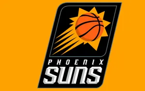 Phoenix Suns Logo In Yellow Wallpaper