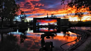 Photography Of Lake At Golden Hour Wallpaper