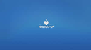 Photoshop I Love Logo Wallpaper