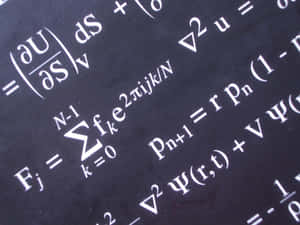 Physics Equations Diagonal Wallpaper