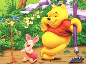 Piglet For Winnie The Pooh Iphone Background Wallpaper