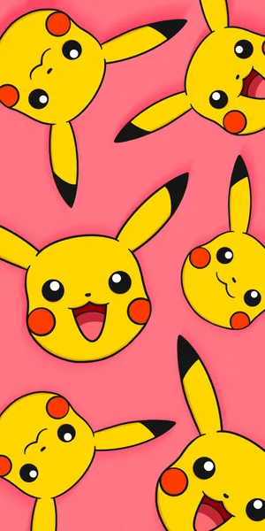 Pikachu Seamless Pattern Wallpaper