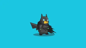 Pikachu Wearing Batman Outfit Pokemon 4k Wallpaper