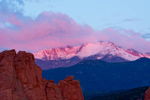 Pikes Peak Colorado Sunrise Wallpaper