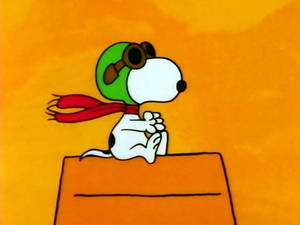 Pilot Snoopy Imagination Wallpaper