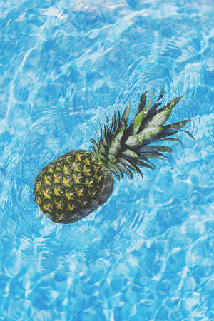 Pineapple In A Pool Wallpaper