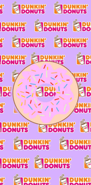 Pink Aesthetic Dunkin Donuts Wallpaper