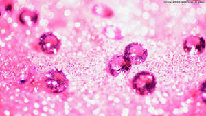 Pink Aesthetic Glitter Diamond Wallpaper