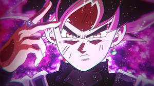 Pink Aesthetic Goku Black Wallpaper