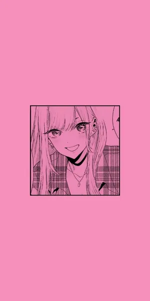 Pink Aesthetic My Dress Up Darling Wallpaper