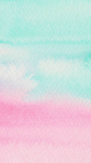 Pink And Blue Watercolor Wallpaper