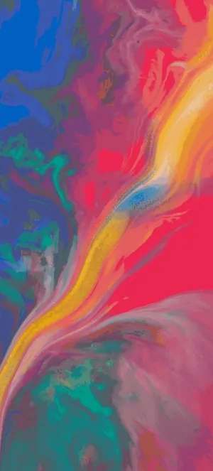 Pink And Orange Live Paint Wallpaper