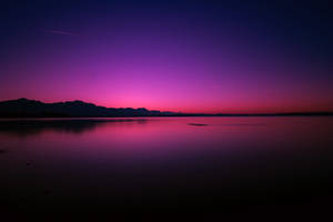 Pink And Purple Sunset Professional Desktop Wallpaper