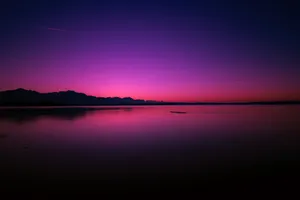 Pink And Purple Sunset Professional Desktop Wallpaper