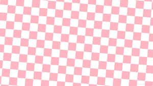 Pink And White Racing Flag Wallpaper