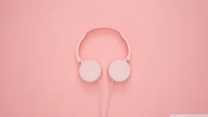 Pink And White Stripes Wallpaper