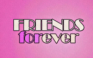 Pink Best Friend Quotes Wallpaper