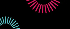 Pink Black Circular Lines Wallpaper