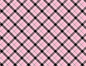Pink Black Minimalist Plaid Wallpaper