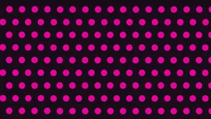Pink Black Polka Dots Wallpaper