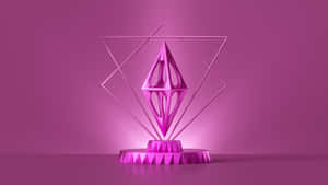 Pink Black Trophy Wallpaper