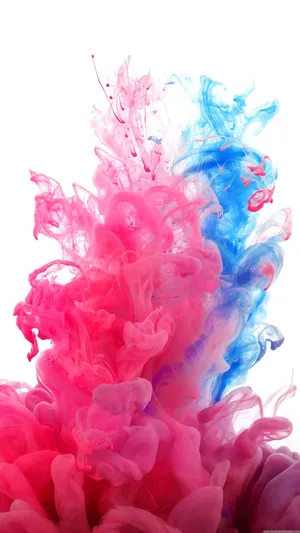 Pink Blue Smoke Lock Screen Wallpaper
