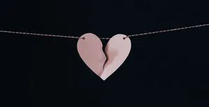 Pink Broken Heart 4k Wallpaper