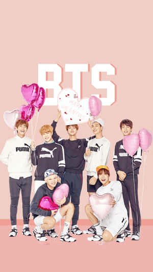 Pink Bts Iphone Wallpaper