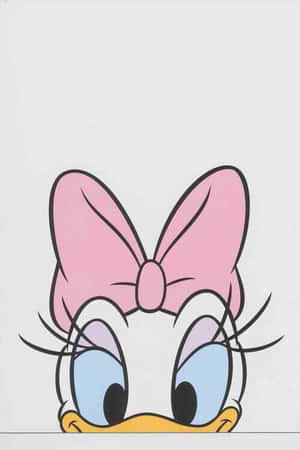 Pink Daisy Duck Girly Tumblr Wallpaper