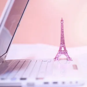 Pink Eiffel Tower Cute Girly Ipad Wallpaper