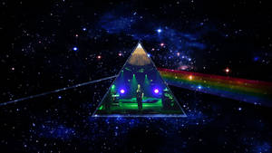 Pink Floyd Band In Prism Wallpaper