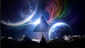 Pink Floyd Planets Colorful Aura Wallpaper