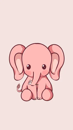 Pink Girl Iphone Display Wallpaper