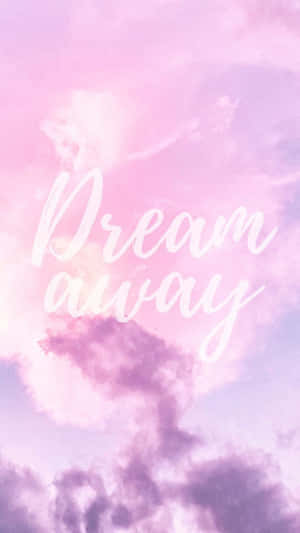 Pink Girly Aesthetic Dream Away Wallpaper