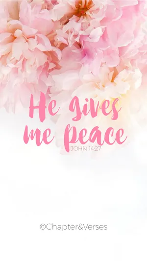 Pink Girly Bible Verse Wallpaper