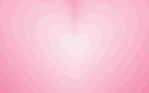 Pink Heart Gradient Background Wallpaper