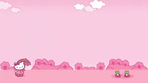 Pink Hello Kitty Wallpaper
