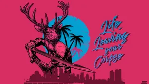 Pink Hotline Miami Hd Wallpaper