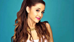 Pink Lips Ariana Grande Wallpaper