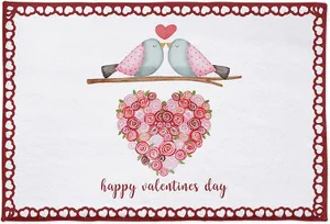 Pink Love Birds For Valentine's Day Wallpaper