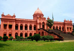 Pink Museum In Dhaka Bangladesh Wallpaper