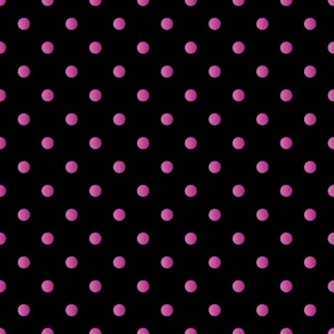 Pink Polka Dot In Black Background Wallpaper