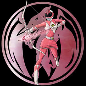 Pink Ranger Power Pose Wallpaper
