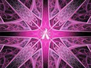 Pink Ribbon Wallpaper - Breast Cancer Awareness Symbol Wallpaper