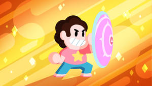 Pink Shield Steven Universe Ipad Wallpaper