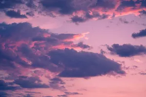 Pink Sky Aesthetic Cloud Desktop Wallpaper