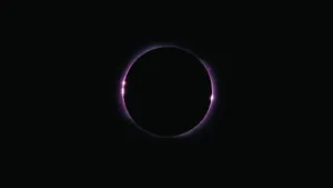 Pink Solar Eclipse Backgrounds Wallpaper